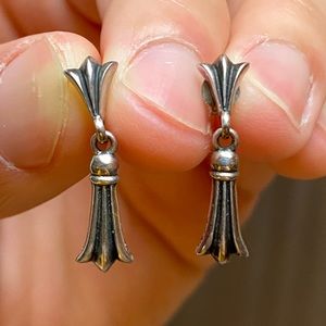 Authentic pair of chrome hearts earring